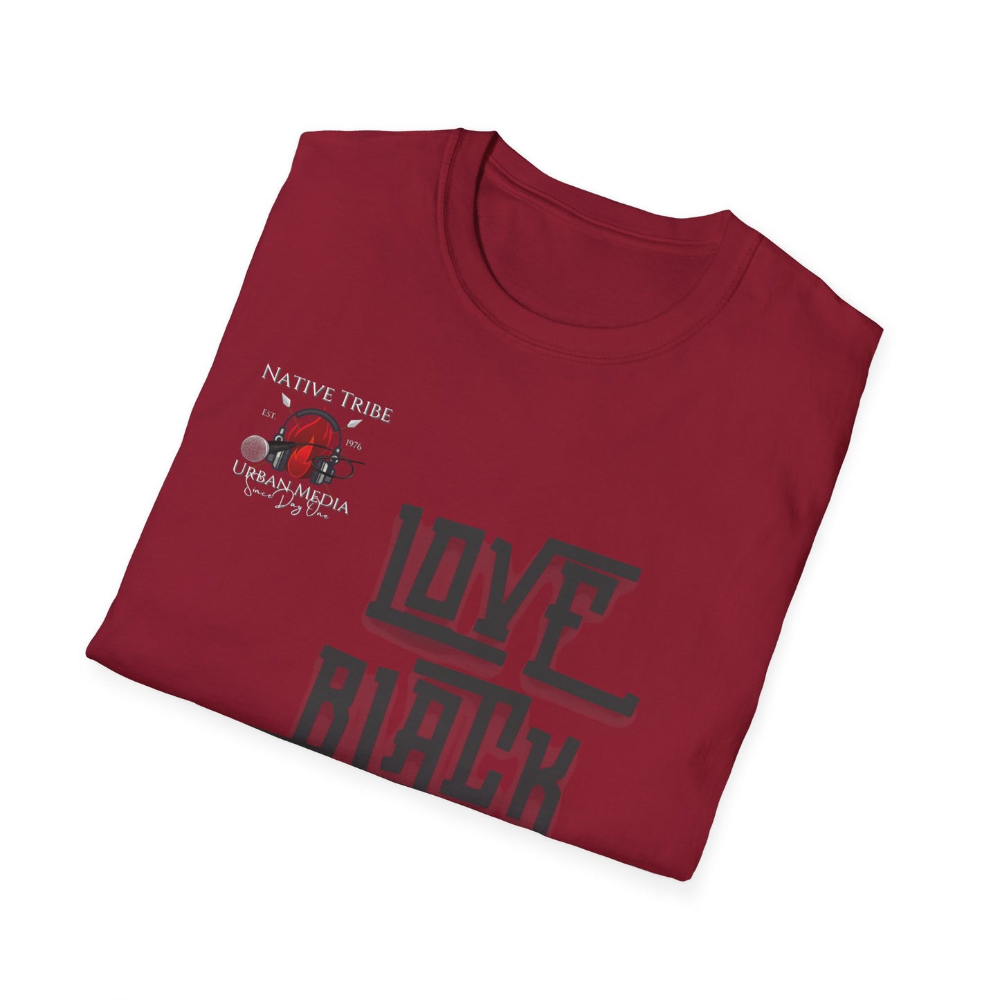 Love Black Women Unisex Softstyle T-Shirt - Empowerment Apparel for Every Occasion