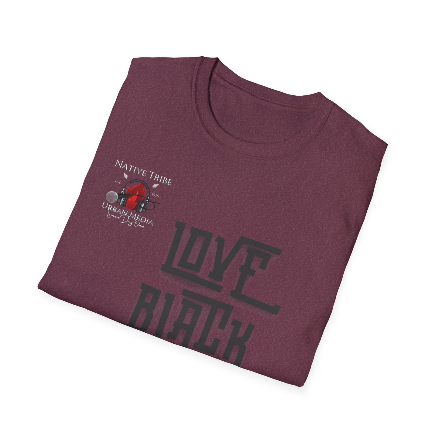 Love Black Women Unisex Softstyle T-Shirt - Empowerment Apparel for Every Occasion
