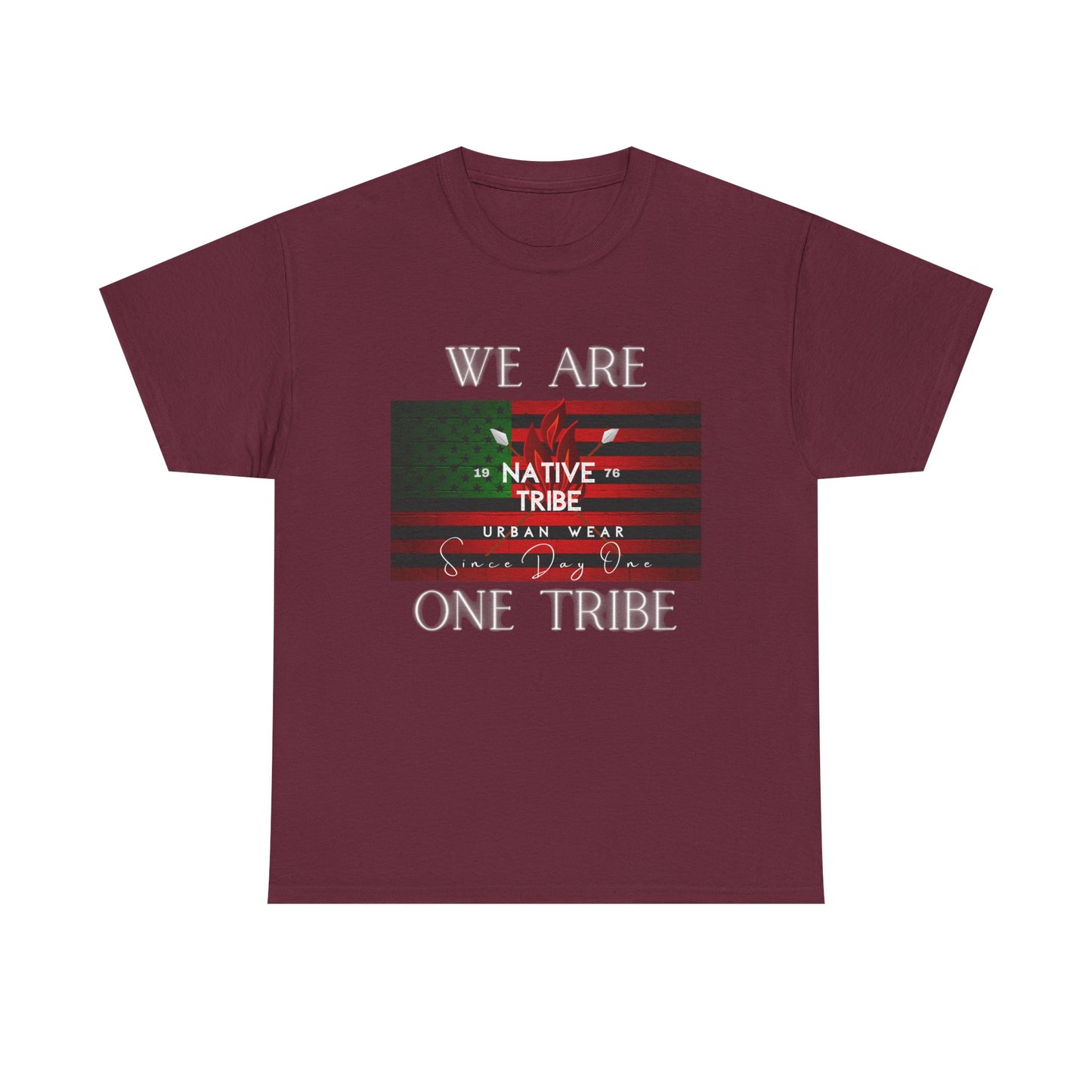 We Are One Tribe Unisex Heavy Cotton Tee - Urban Wear for Community Celebration