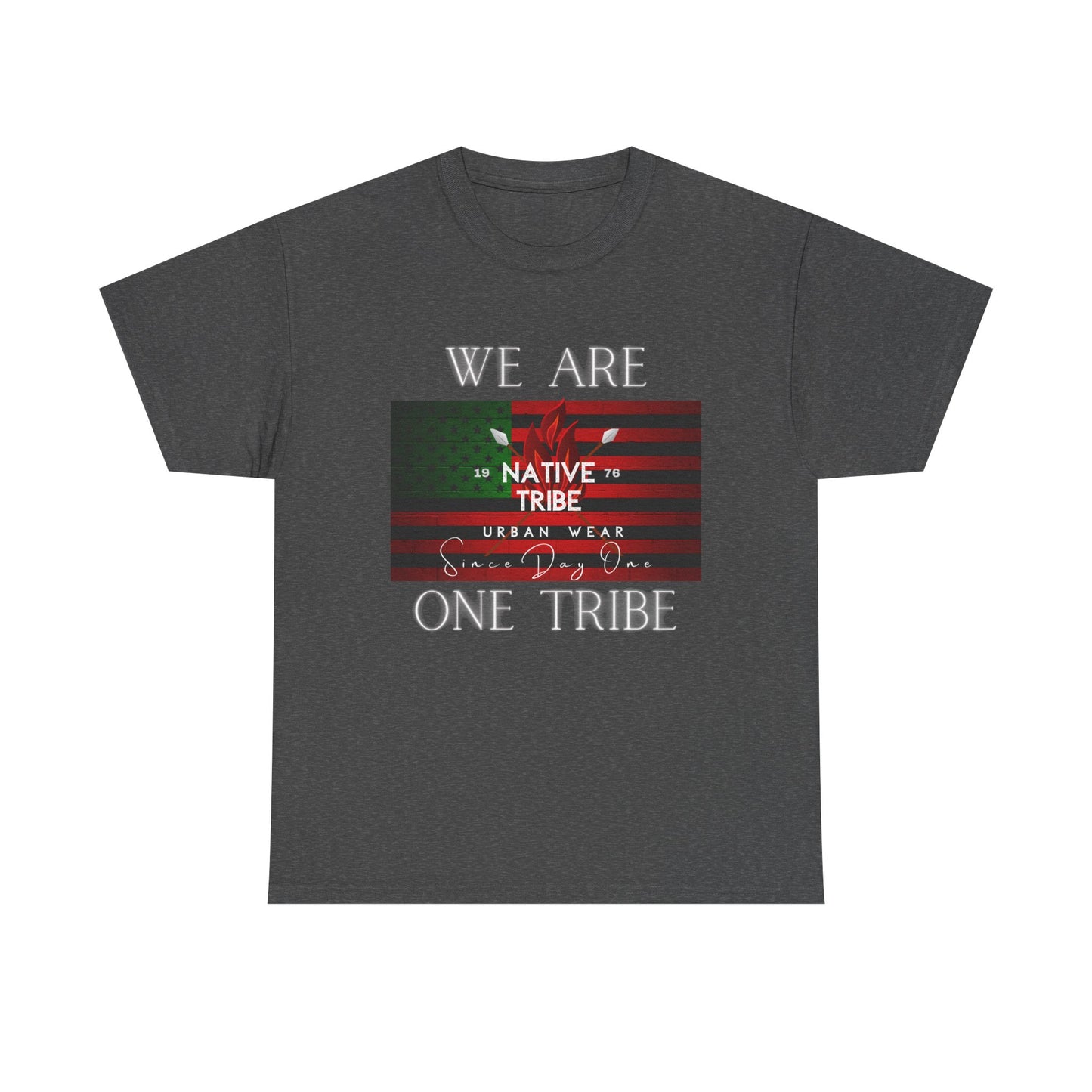We Are One Tribe Unisex Heavy Cotton Tee - Urban Wear for Community Celebration