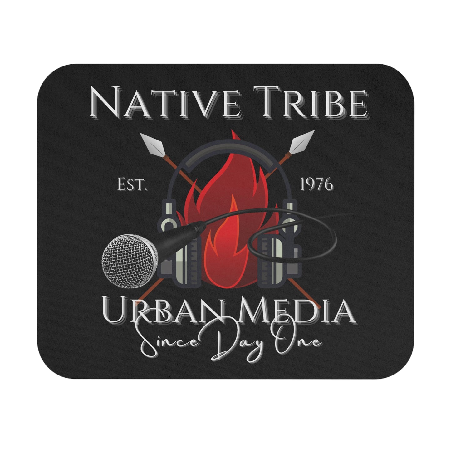 Native Tribe Urban Media Mouse Pad - Perfect for Music Lovers & Creatives
