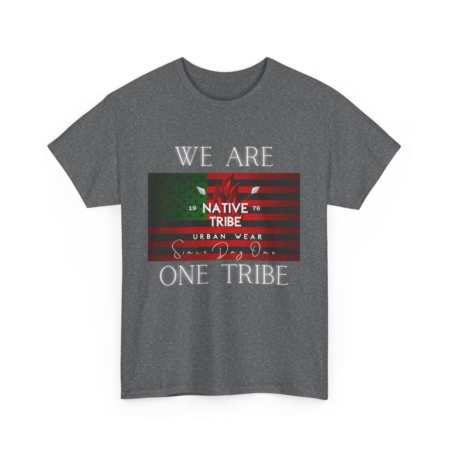 We Are One Tribe Unisex Heavy Cotton Tee - Urban Wear for Community Celebration