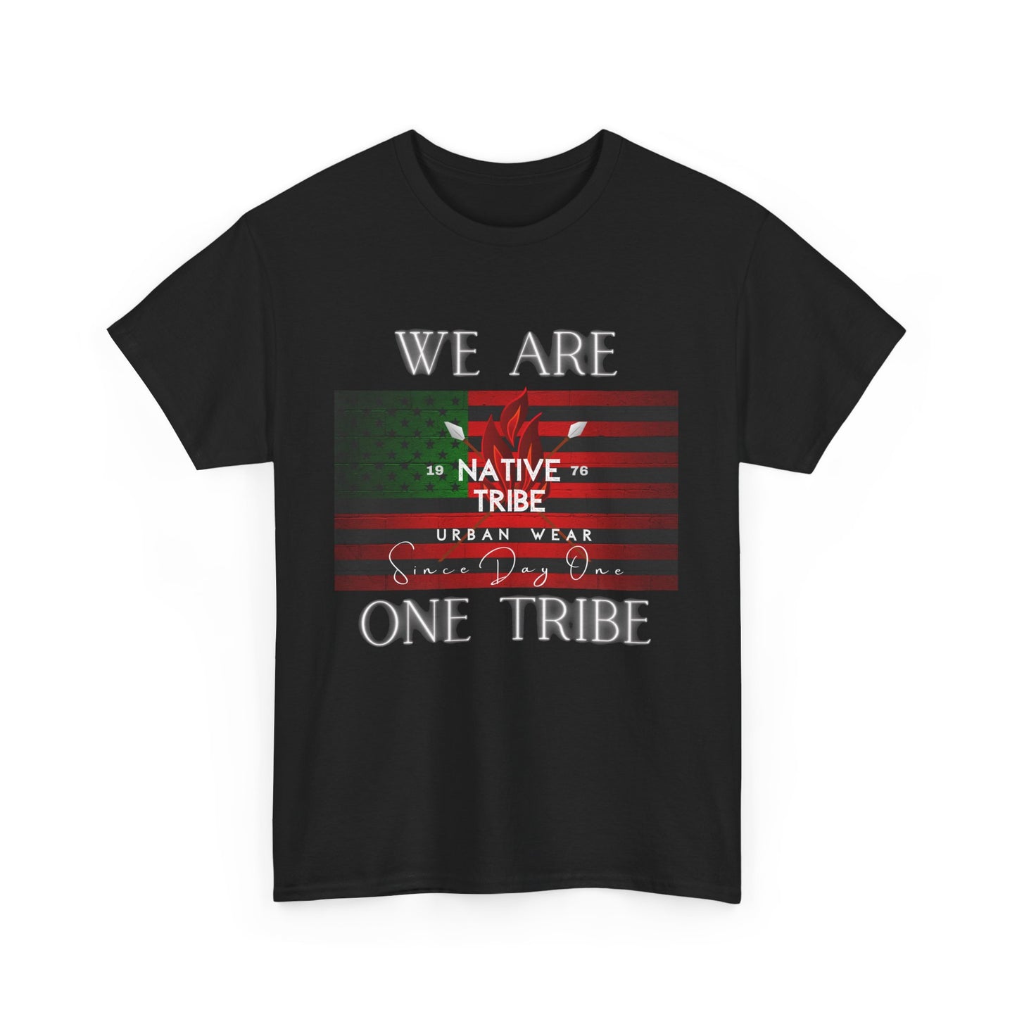 We Are One Tribe Unisex Heavy Cotton Tee - Urban Wear for Community Celebration