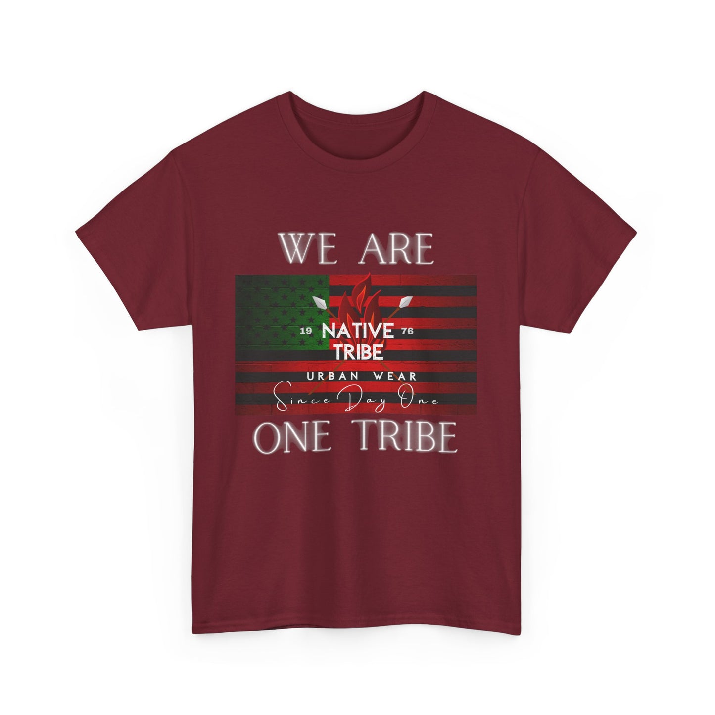 We Are One Tribe Unisex Heavy Cotton Tee - Urban Wear for Community Celebration