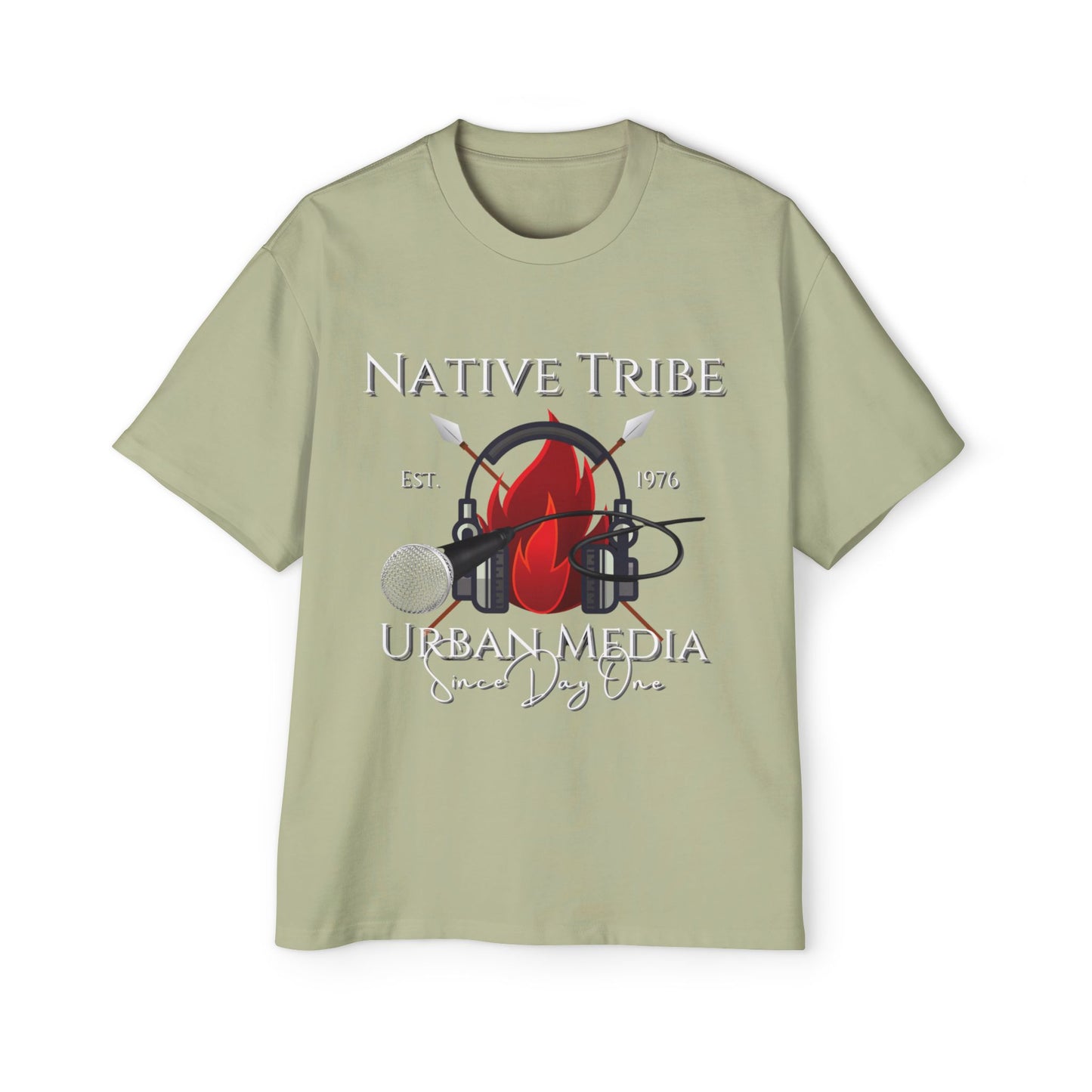 Native Tribe Men's Heavy Oversized Tee