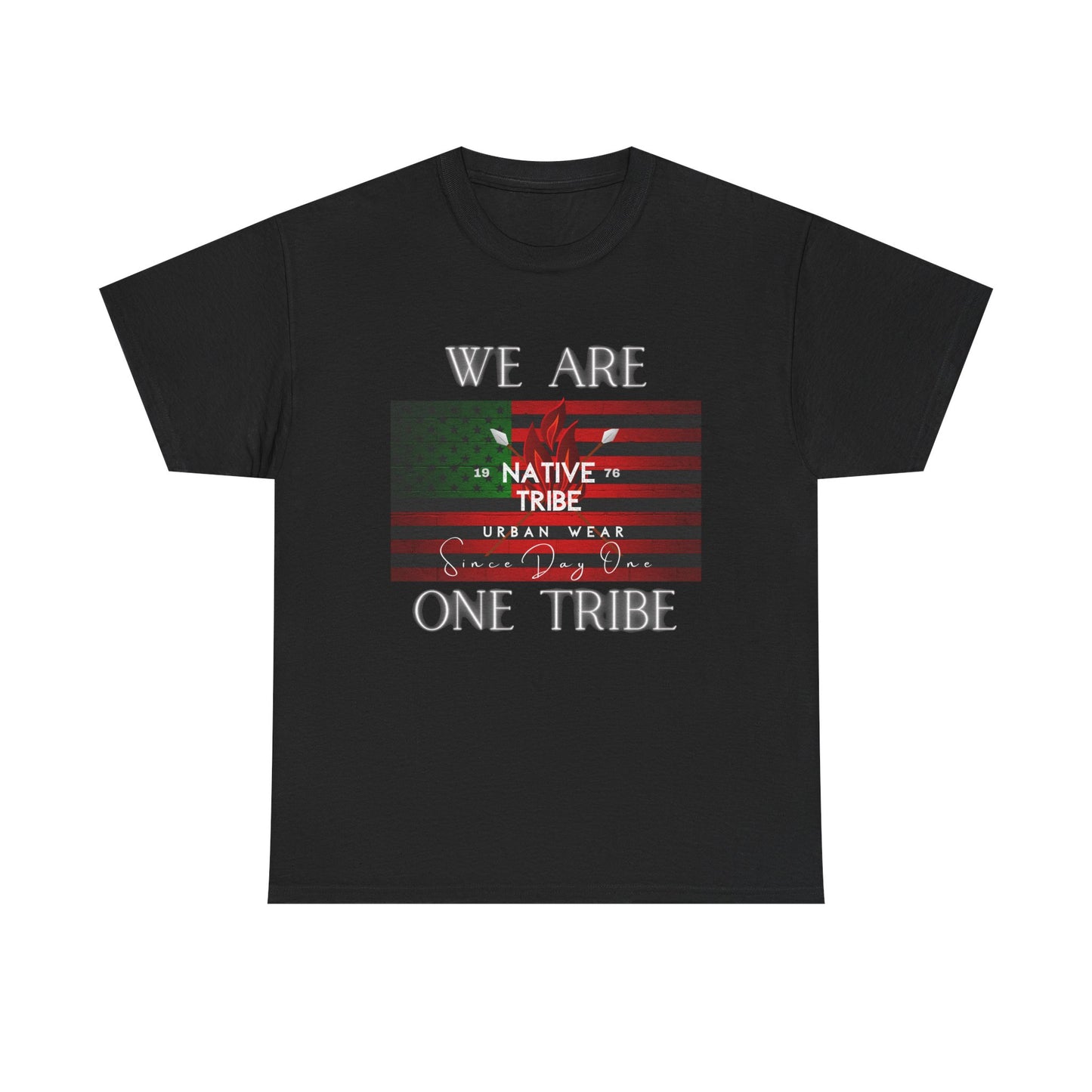 We Are One Tribe Unisex Heavy Cotton Tee - Urban Wear for Community Celebration
