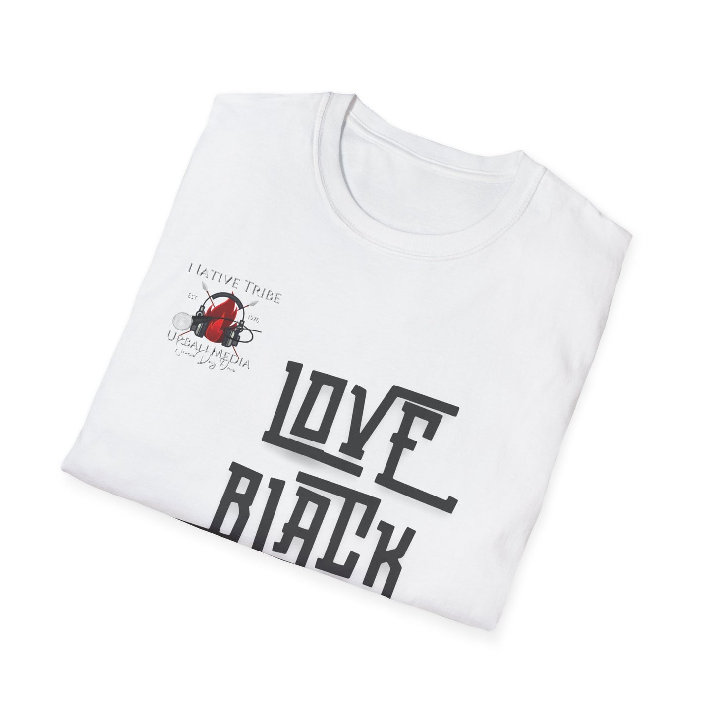 Love Black Women Unisex Softstyle T-Shirt - Empowerment Apparel for Every Occasion