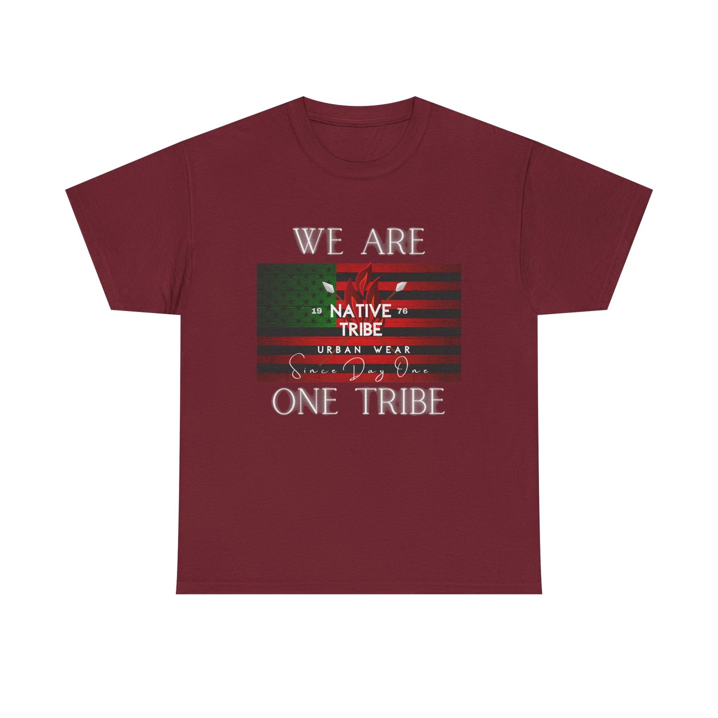 We Are One Tribe Unisex Heavy Cotton Tee - Urban Wear for Community Celebration