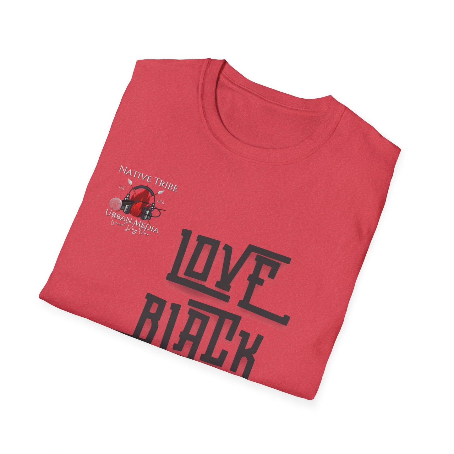 Love Black Women Unisex Softstyle T-Shirt - Empowerment Apparel for Every Occasion
