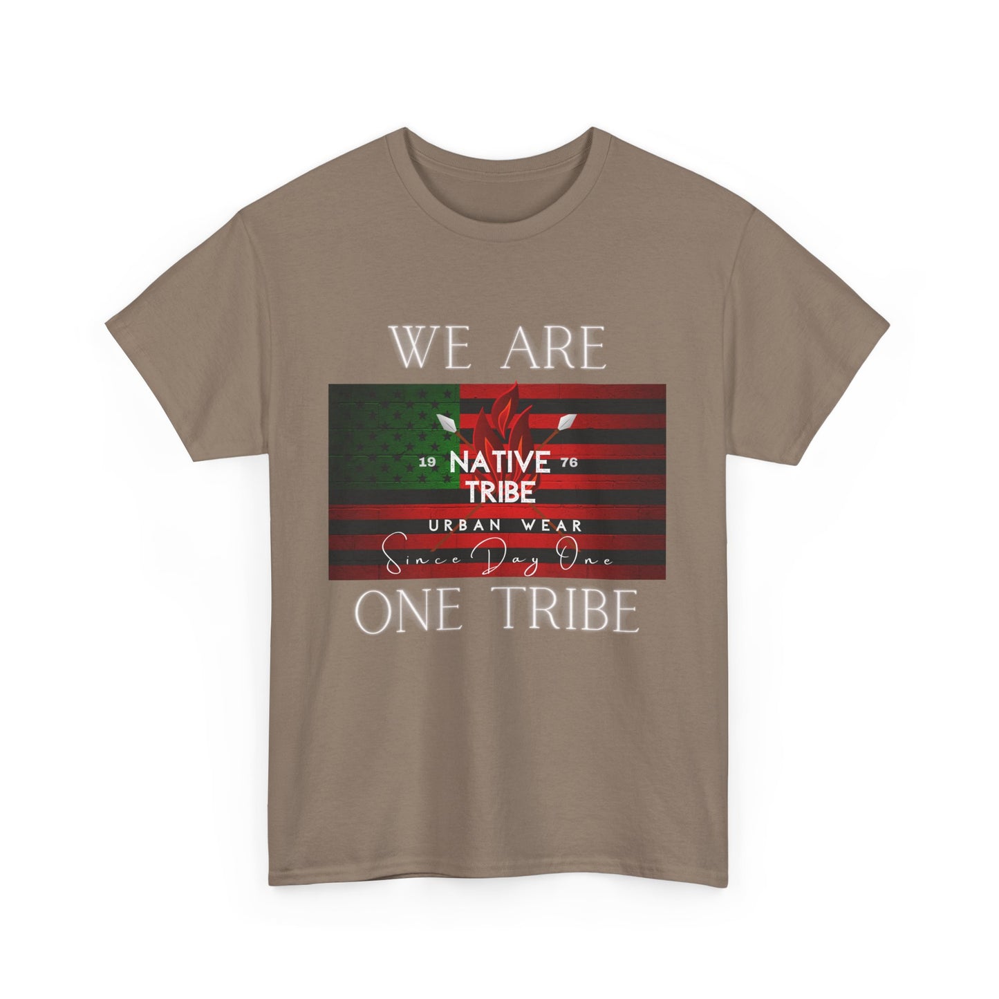 We Are One Tribe Unisex Heavy Cotton Tee - Urban Wear for Community Celebration