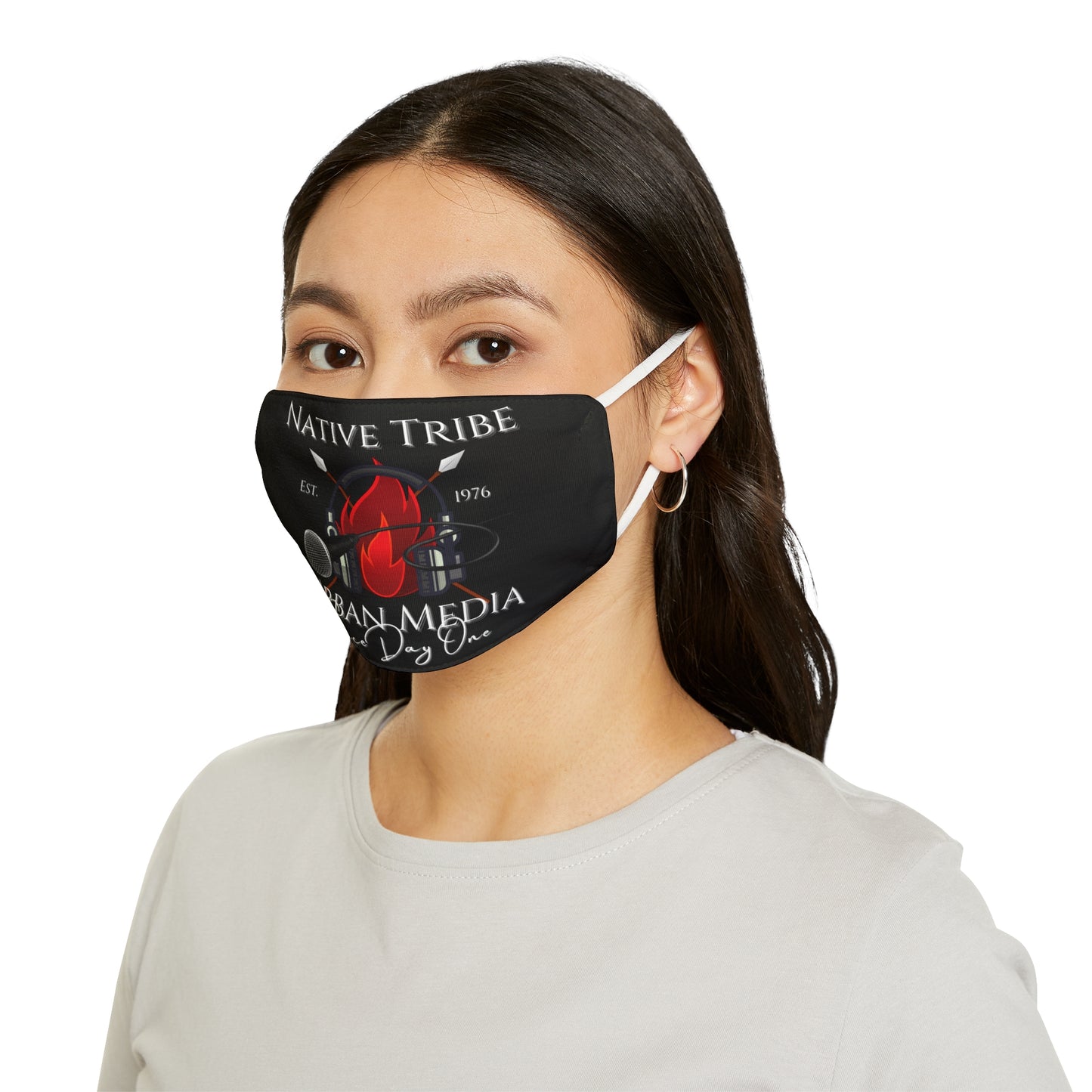 Native Tribe Urban Media Snug-Fit Face Mask - Stylish Comfort for Everyday Use