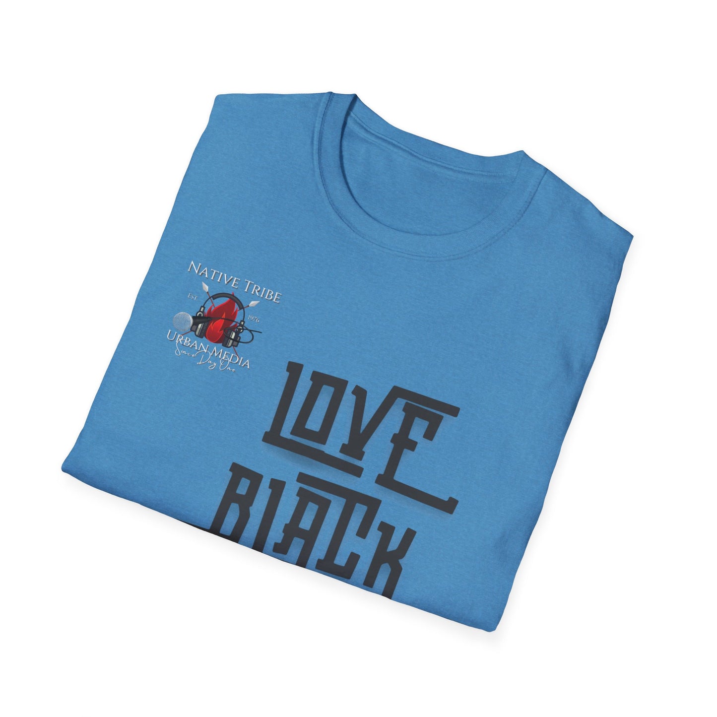 Love Black Women Unisex Softstyle T-Shirt - Empowerment Apparel for Every Occasion