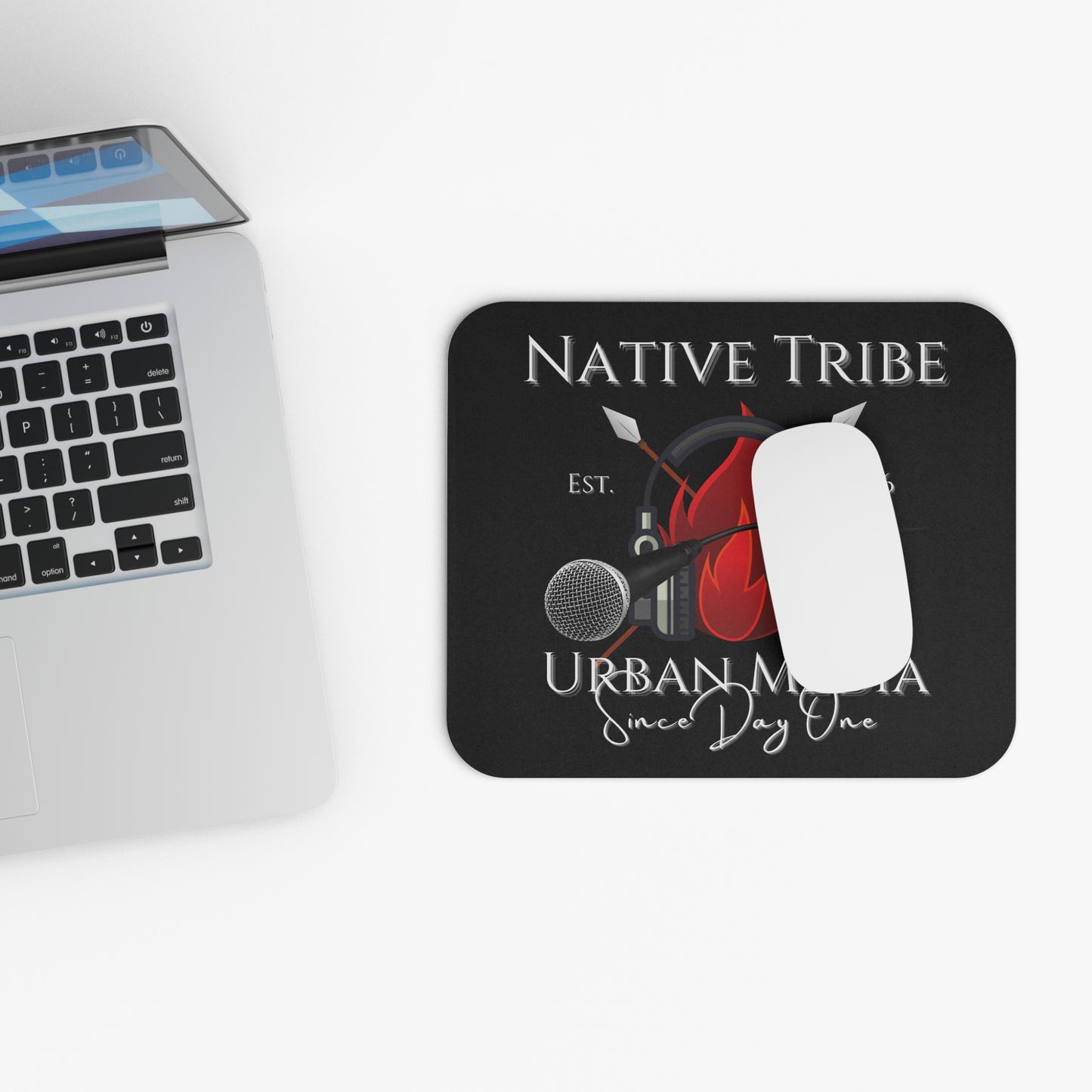 Native Tribe Urban Media Mouse Pad - Perfect for Music Lovers & Creatives