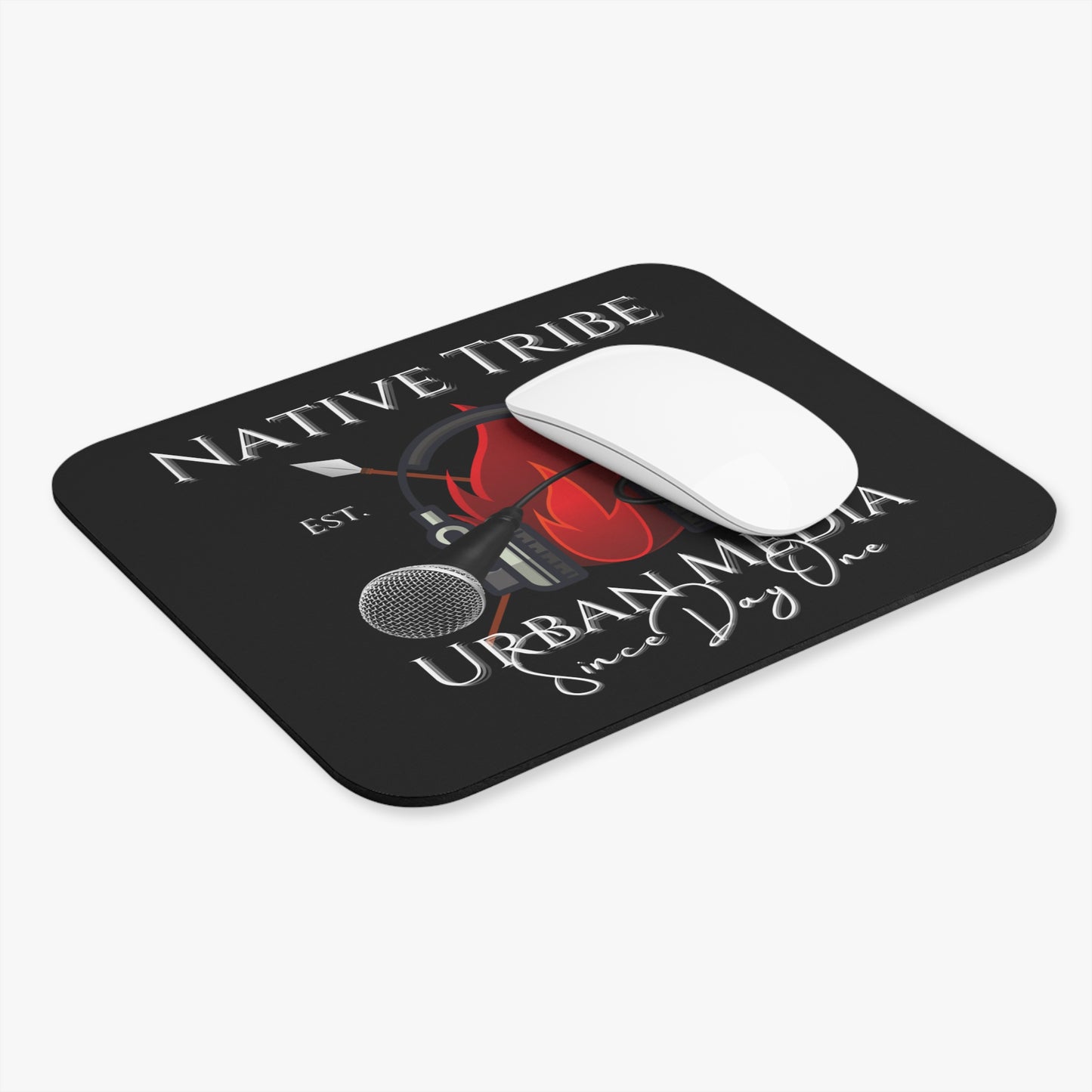 Native Tribe Urban Media Mouse Pad - Perfect for Music Lovers & Creatives