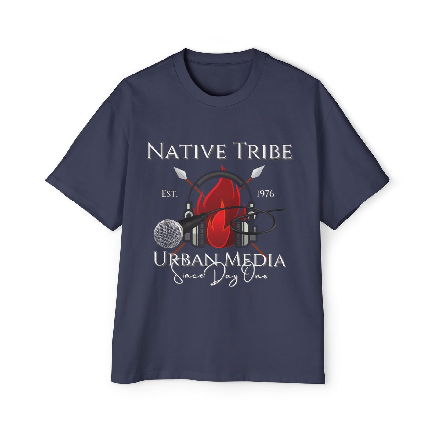 Native Tribe Men's Heavy Oversized Tee