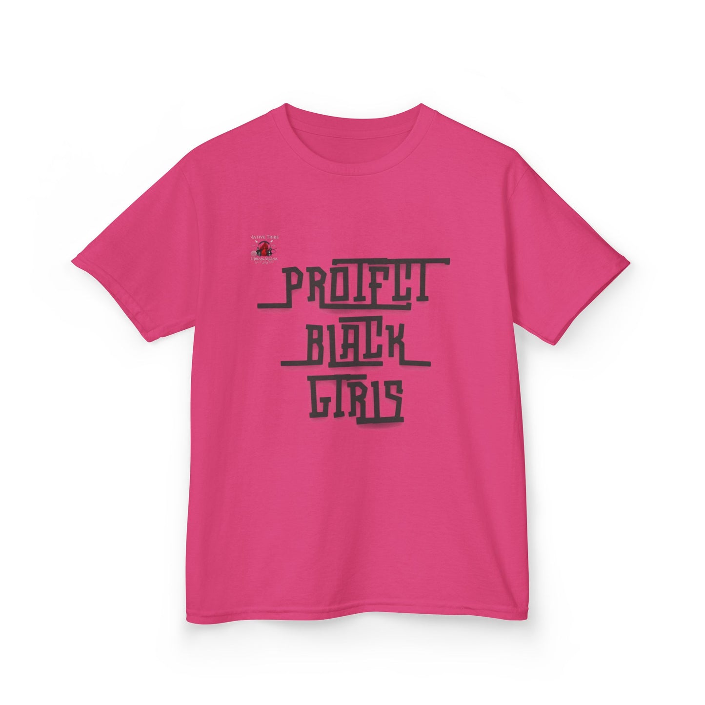 Protect Black Girls Kids Heavy Cotton Tee - Empowerment T-Shirt