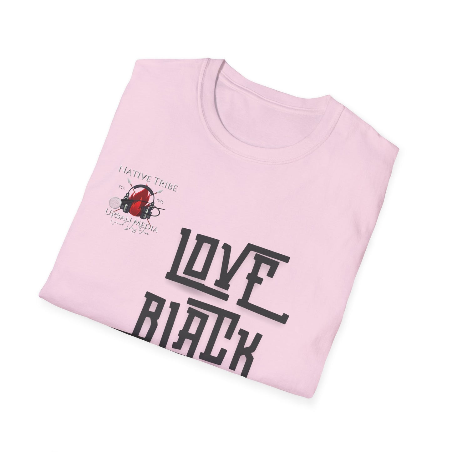 Love Black Women Unisex Softstyle T-Shirt - Empowerment Apparel for Every Occasion