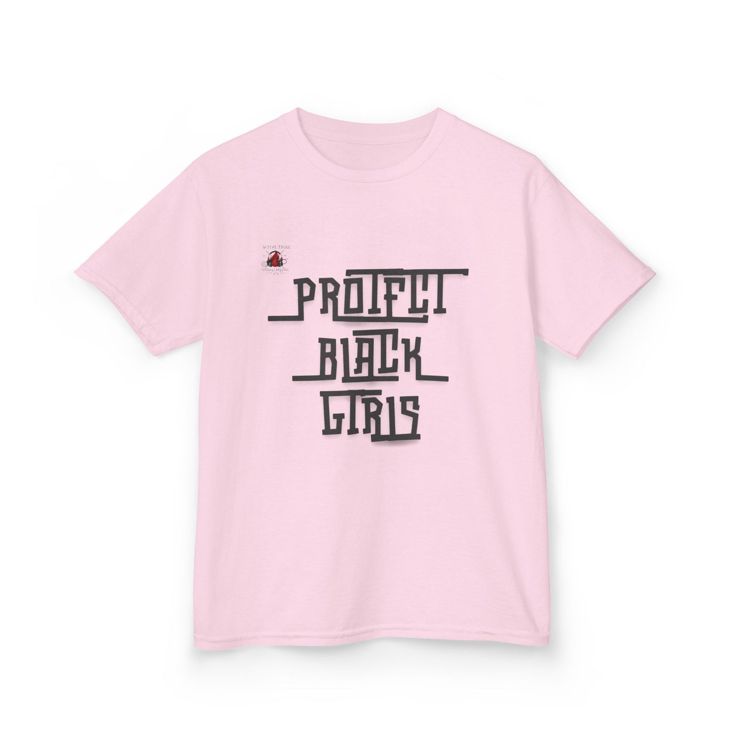 Protect Black Girls Kids Heavy Cotton Tee - Empowerment T-Shirt