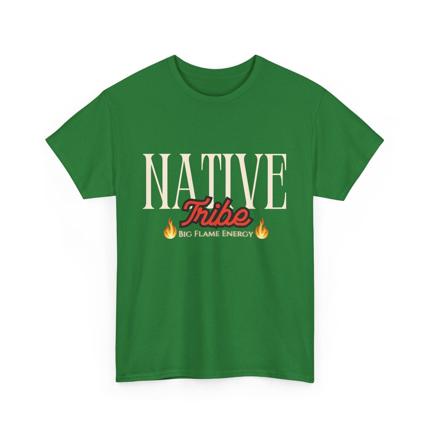 Native Tribe Unisex Heavy Cotton Tee - Retro Aesthetic T-Shirt for Cultural Pride
