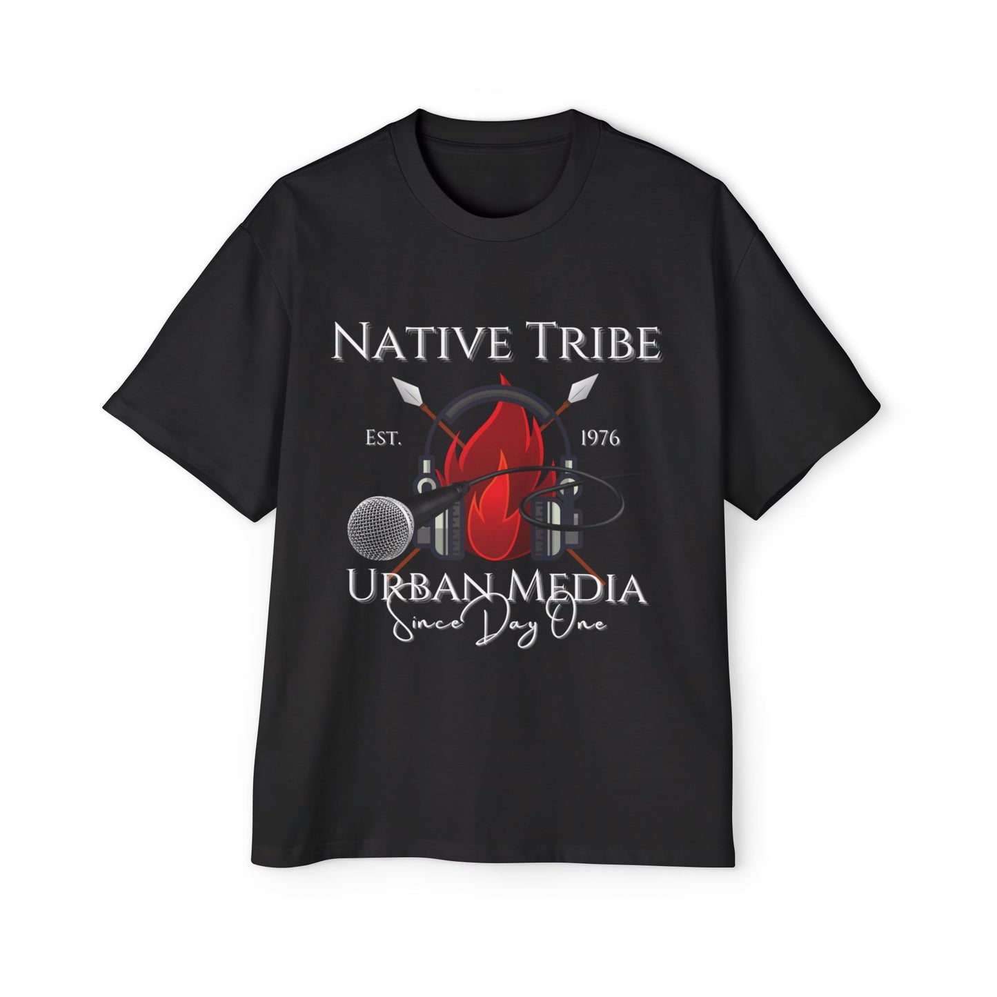 Native Tribe Men's Heavy Oversized Tee