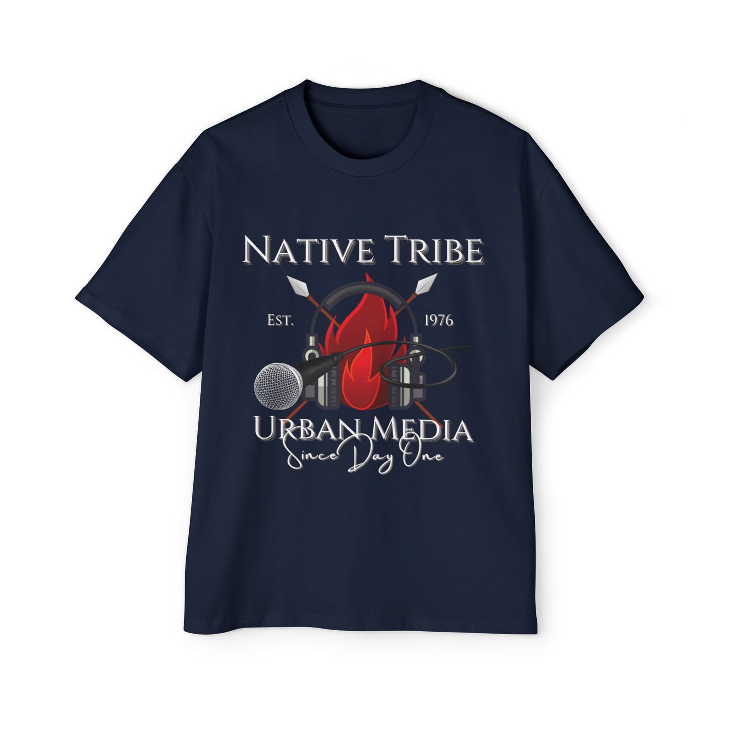 Native Tribe Men's Heavy Oversized Tee