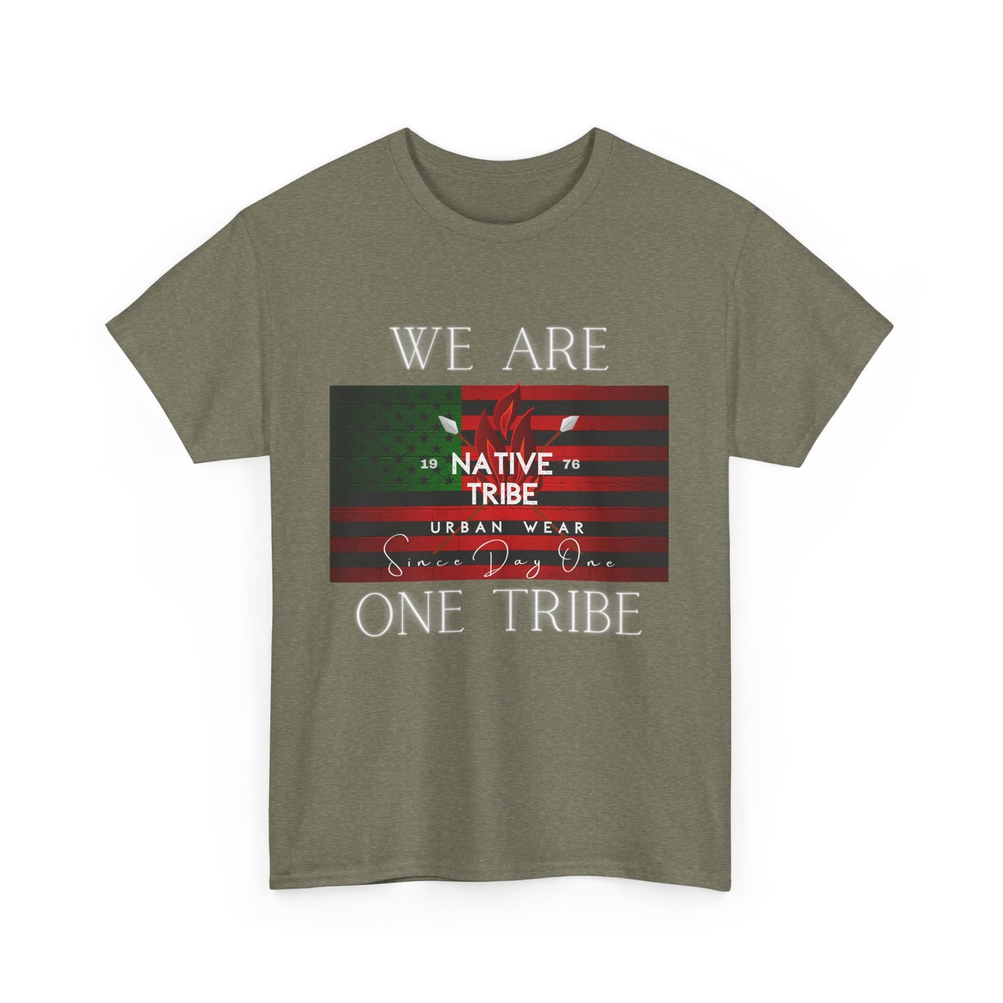 We Are One Tribe Unisex Heavy Cotton Tee - Urban Wear for Community Celebration