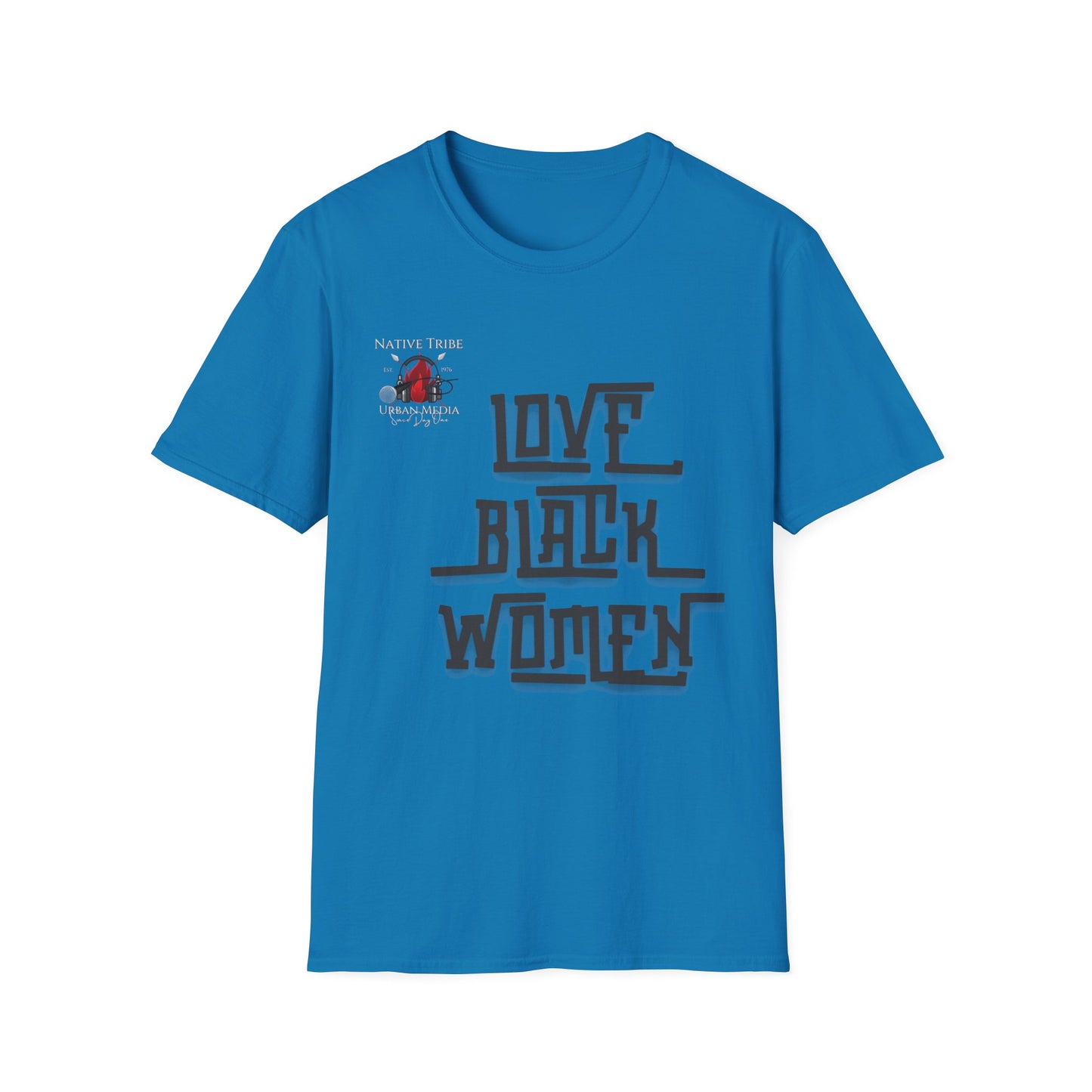 Love Black Women Unisex Softstyle T-Shirt - Empowerment Apparel for Every Occasion