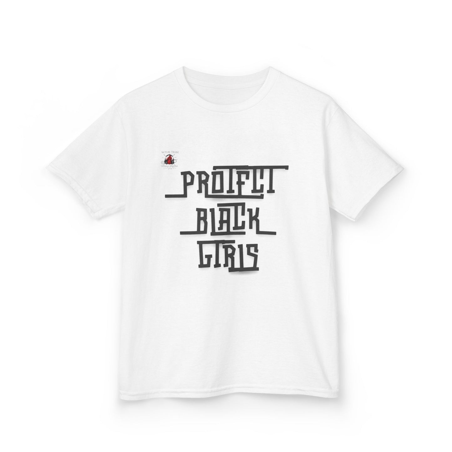 Protect Black Girls Kids Heavy Cotton Tee - Empowerment T-Shirt