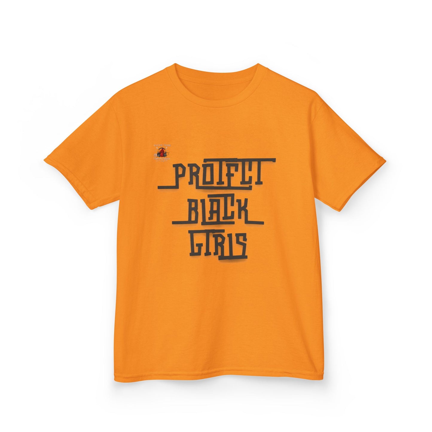 Protect Black Girls Kids Heavy Cotton Tee - Empowerment T-Shirt