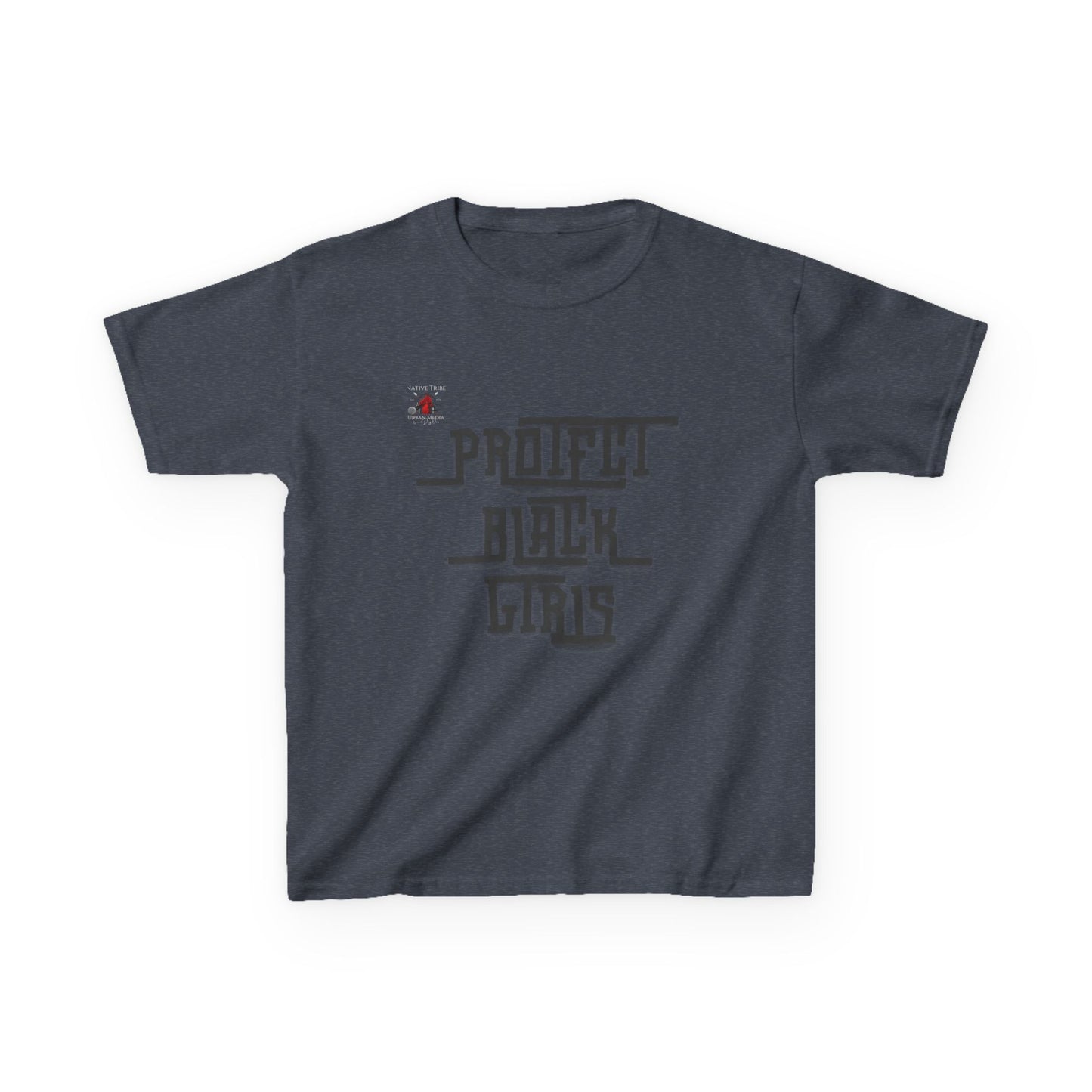 Protect Black Girls Kids Heavy Cotton Tee - Empowerment T-Shirt