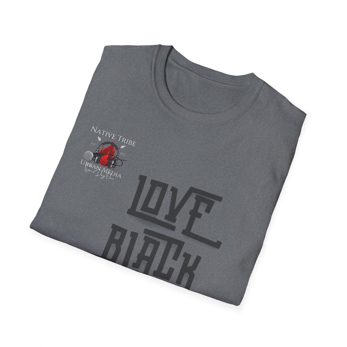 Love Black Women Unisex Softstyle T-Shirt - Empowerment Apparel for Every Occasion