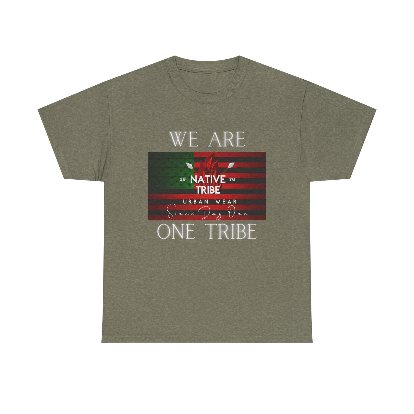 We Are One Tribe Unisex Heavy Cotton Tee - Urban Wear for Community Celebration