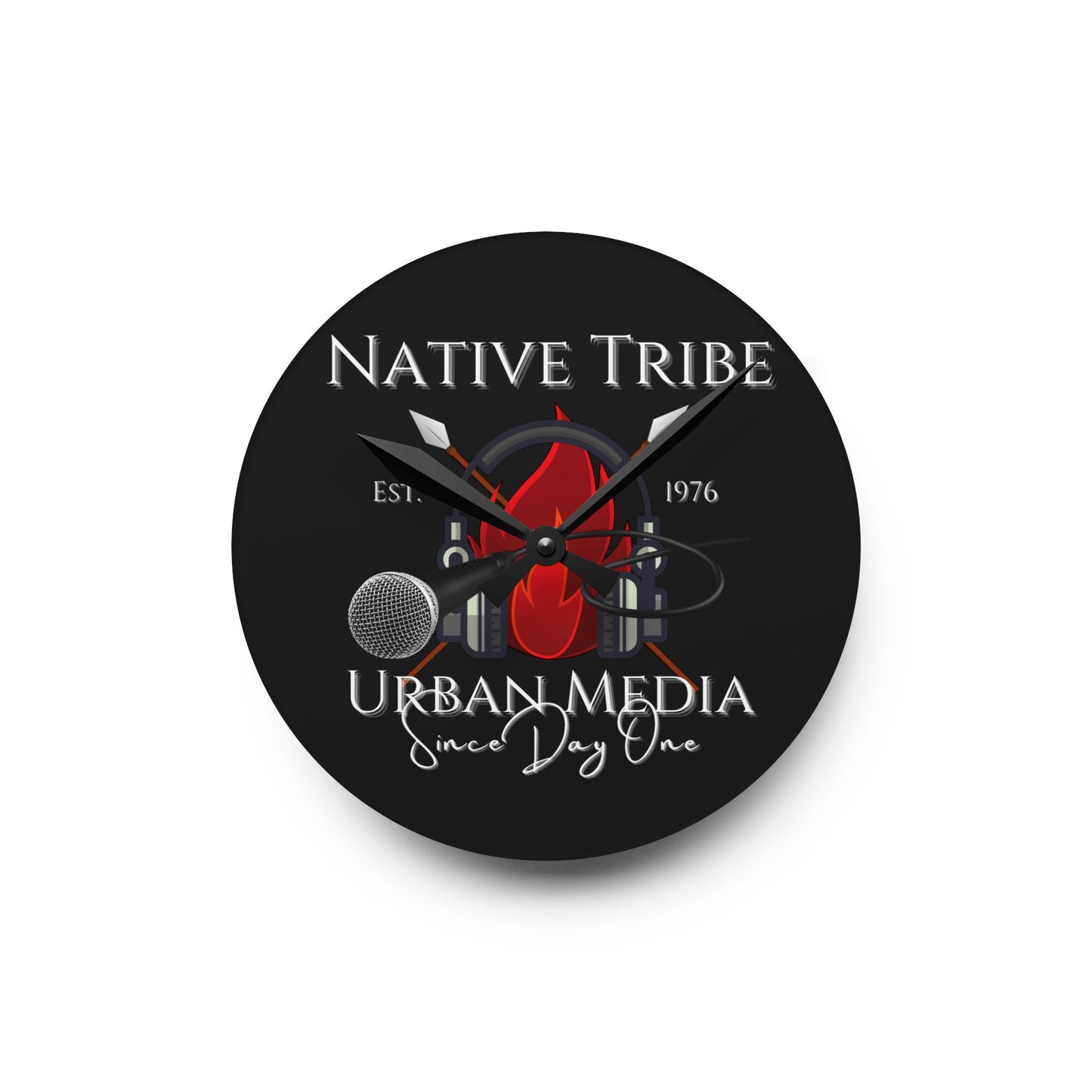 Wall Clock - Native Tribe Design