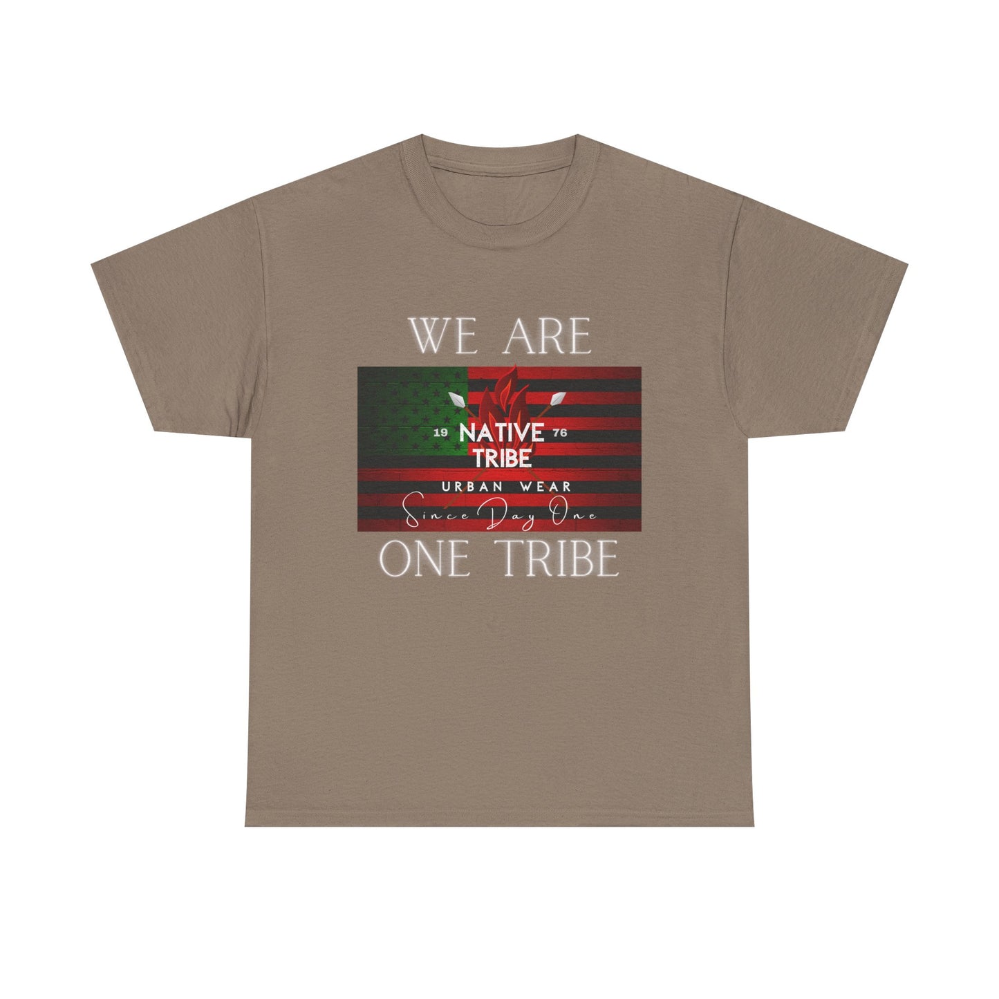 We Are One Tribe Unisex Heavy Cotton Tee - Urban Wear for Community Celebration