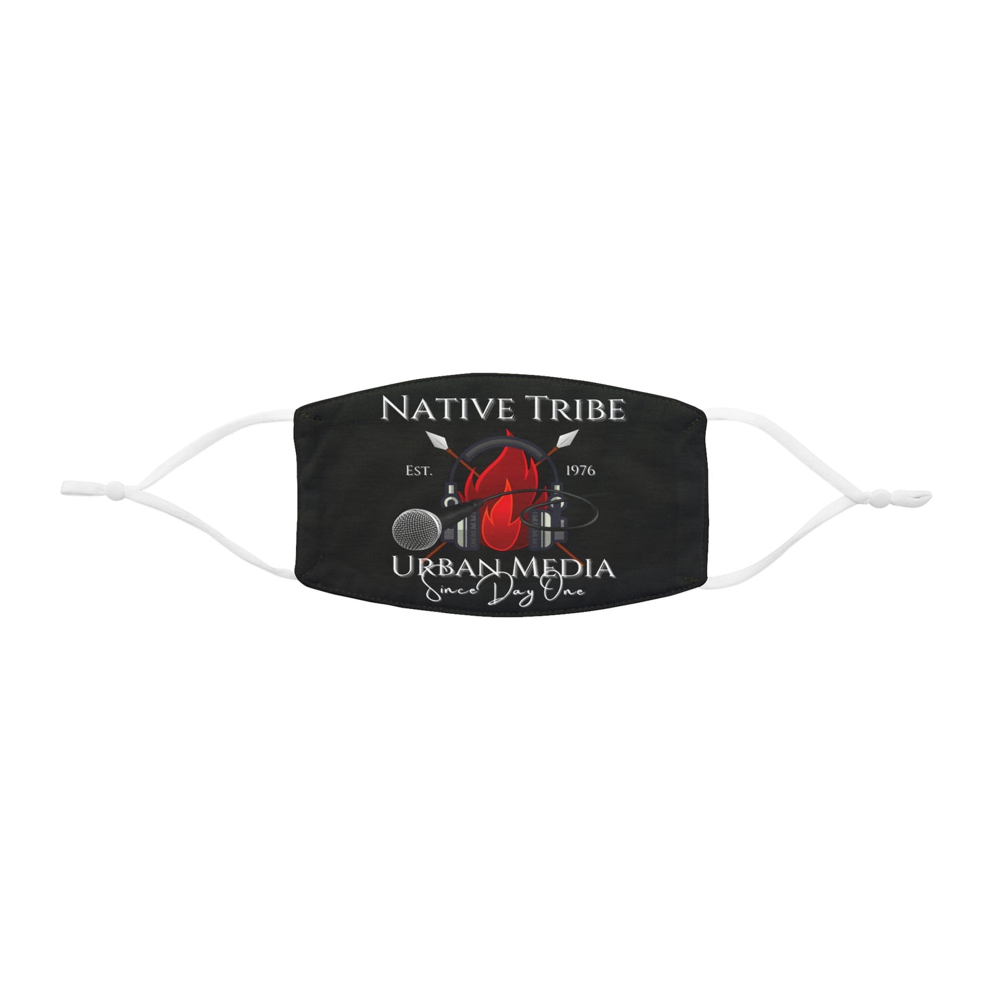 Native Tribe Urban Media Snug-Fit Face Mask - Stylish Comfort for Everyday Use