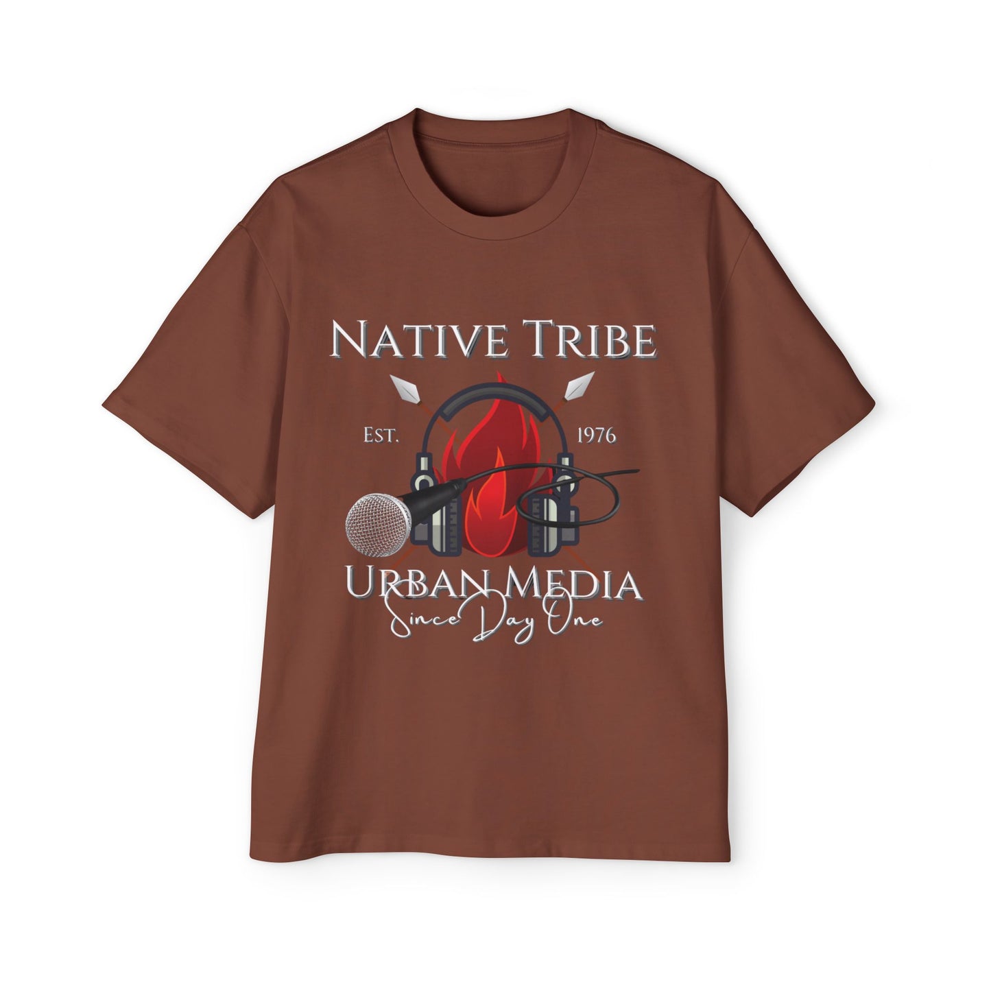 Native Tribe Men's Heavy Oversized Tee