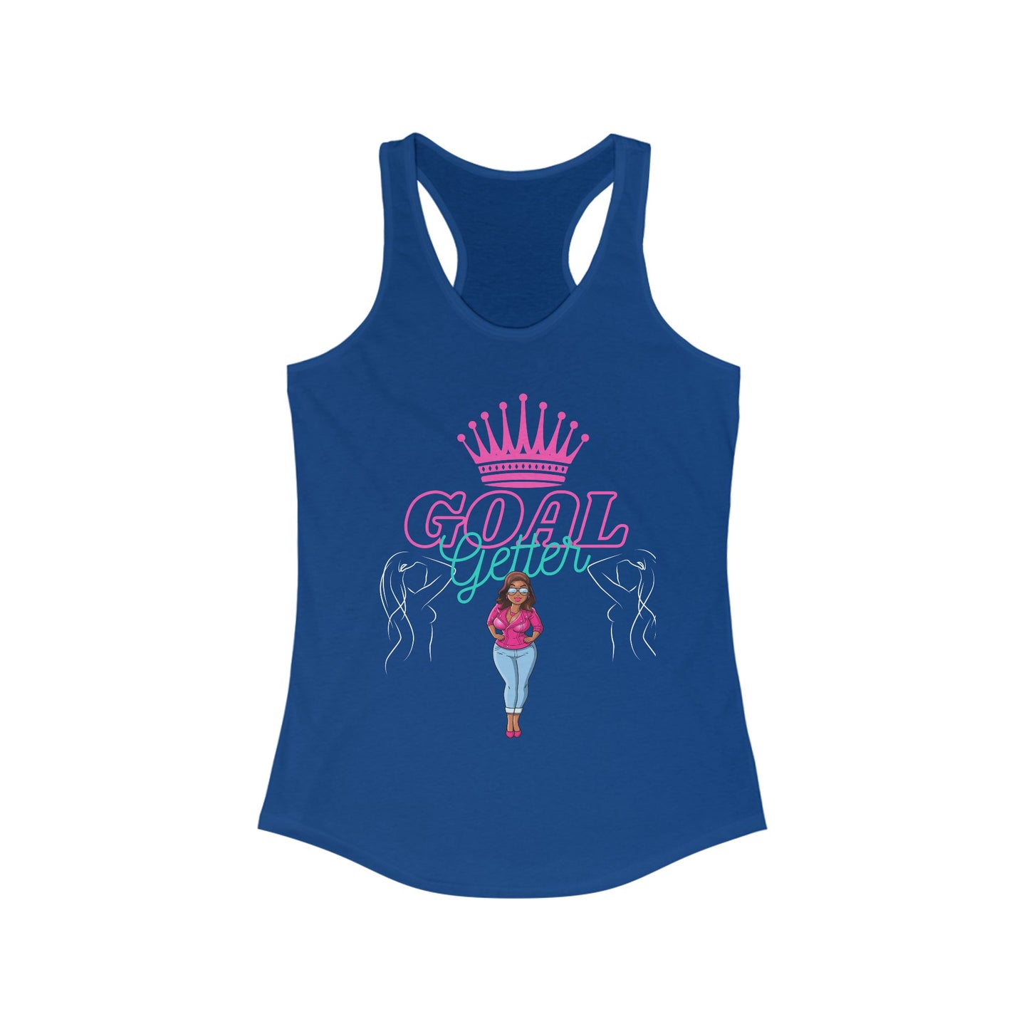Empowering Goal Getter Racerback Tank for Women