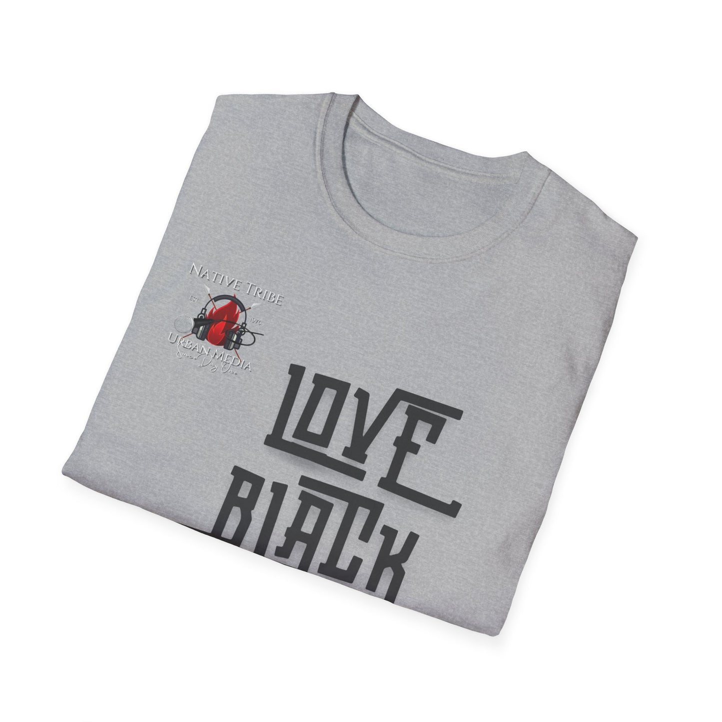 Love Black Women Unisex Softstyle T-Shirt - Empowerment Apparel for Every Occasion