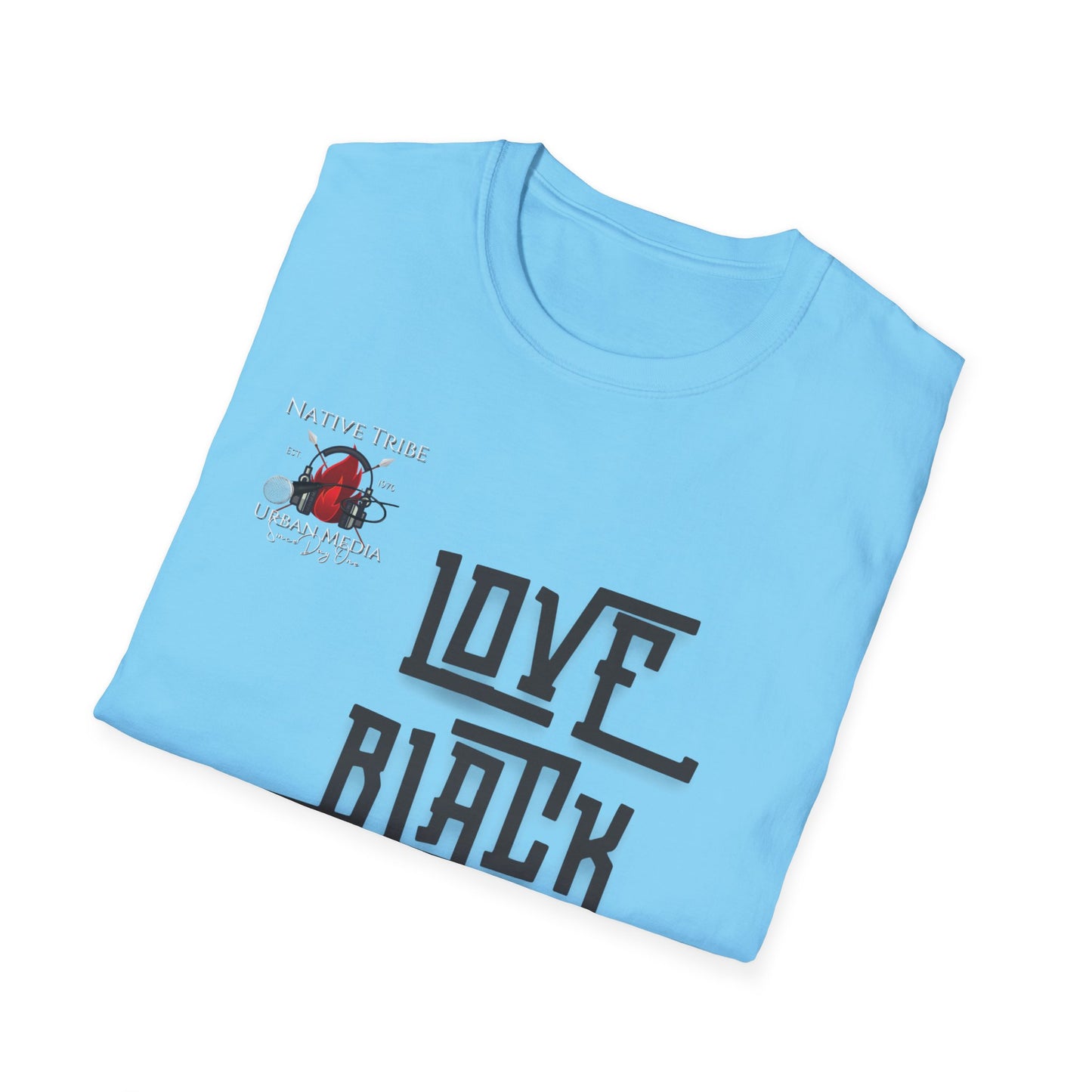 Love Black Women Unisex Softstyle T-Shirt - Empowerment Apparel for Every Occasion