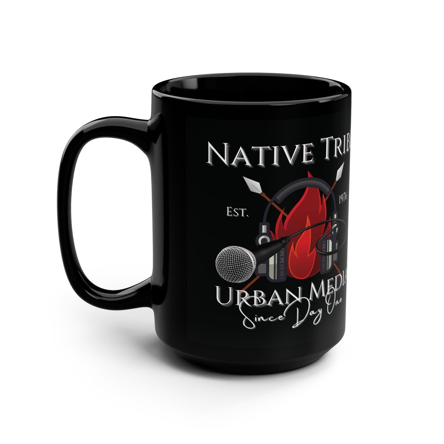 Mug - Native Tribe Uran Media Coffee Accessory - 15oz Black Mug