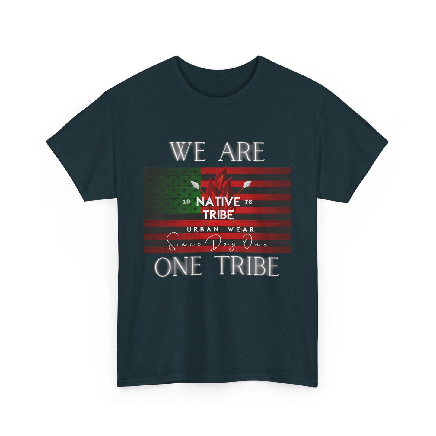 We Are One Tribe Unisex Heavy Cotton Tee - Urban Wear for Community Celebration