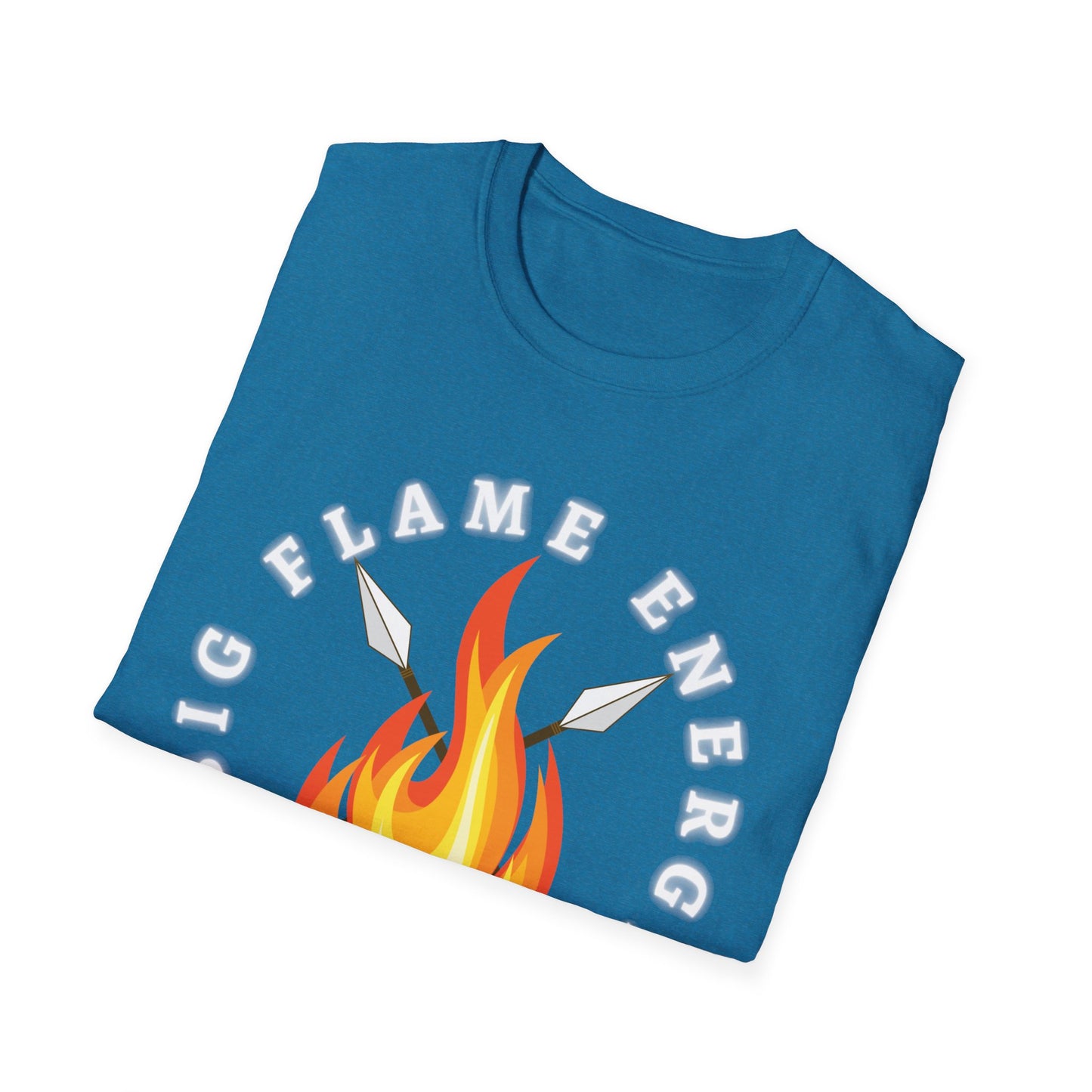 Big Flame Energy Unisex Softstyle T-Shirt | Bohemian Spirit Tee for Festivals & Everyday Wear