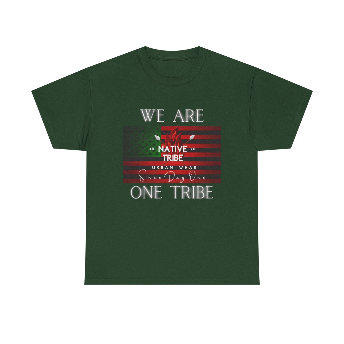 We Are One Tribe Unisex Heavy Cotton Tee - Urban Wear for Community Celebration