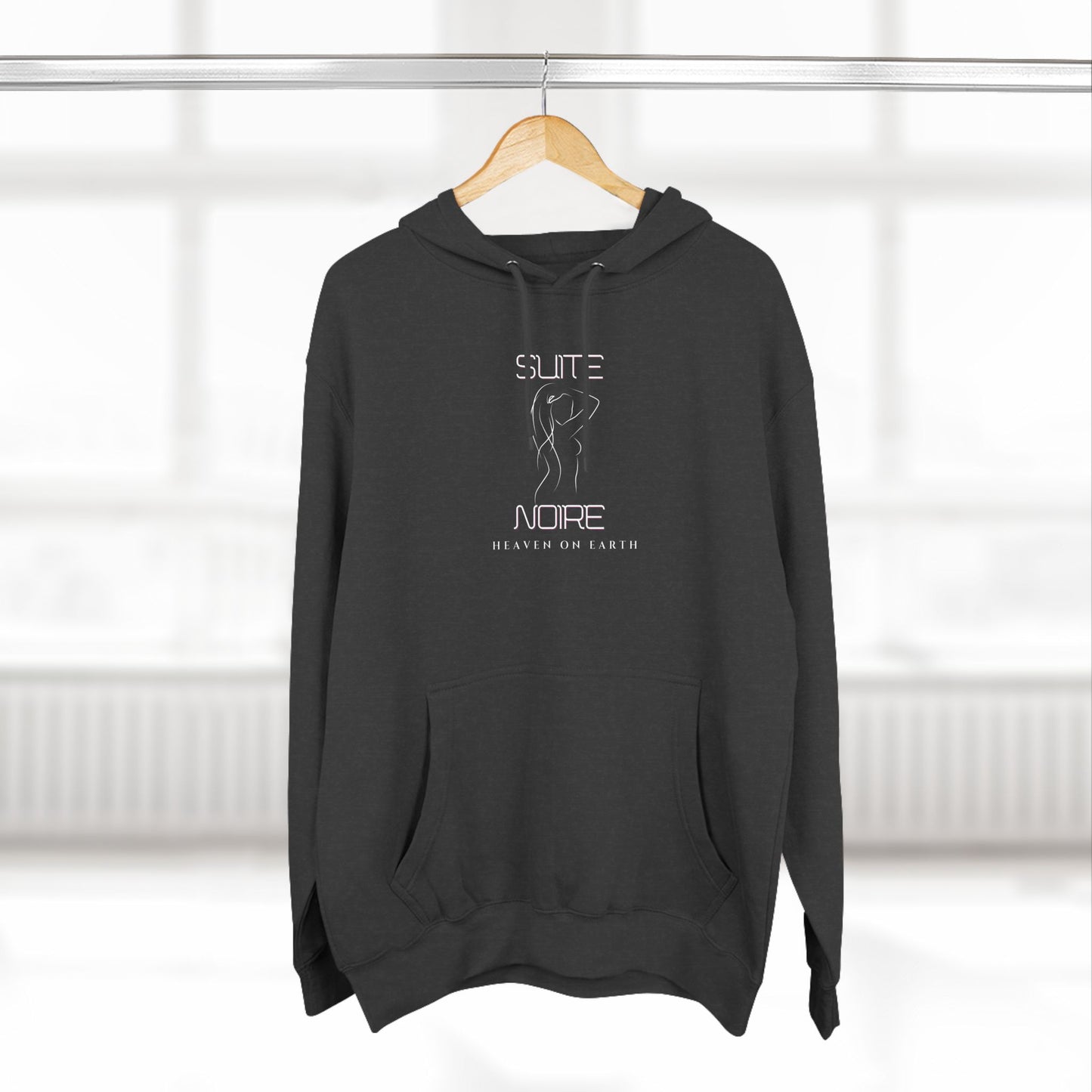 Fleece Hoodie - Suite Noire You are wonderfully made you are Heaven on Earth