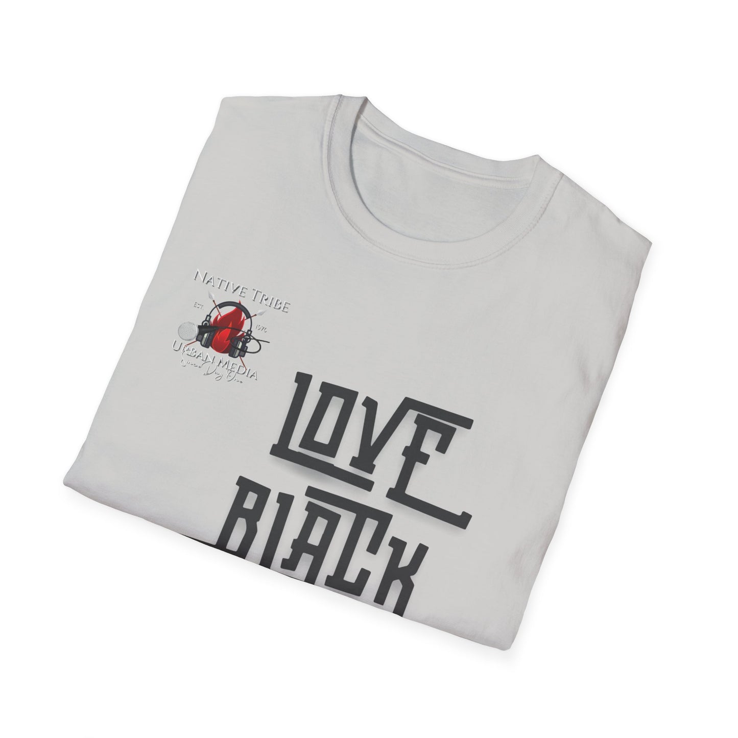 Love Black Women Unisex Softstyle T-Shirt - Empowerment Apparel for Every Occasion