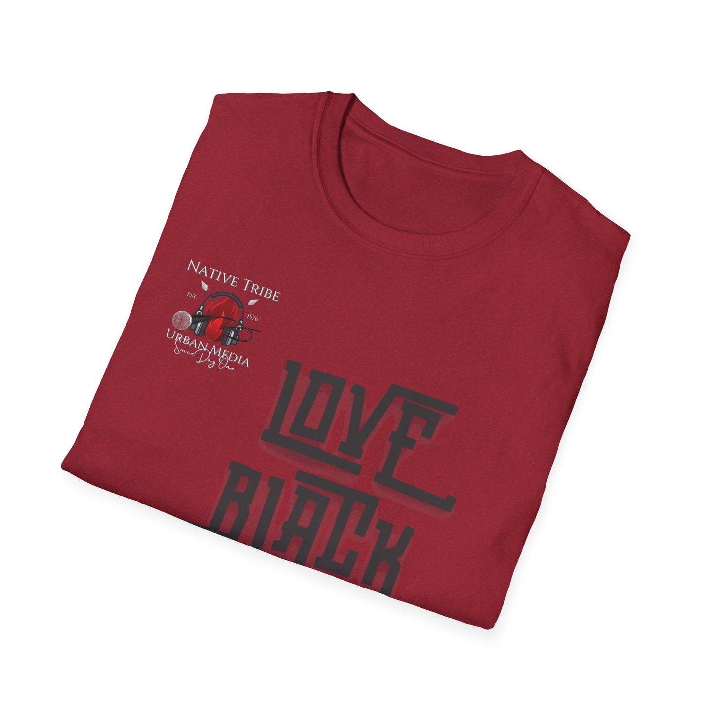 Love Black Women Unisex Softstyle T-Shirt - Empowerment Apparel for Every Occasion