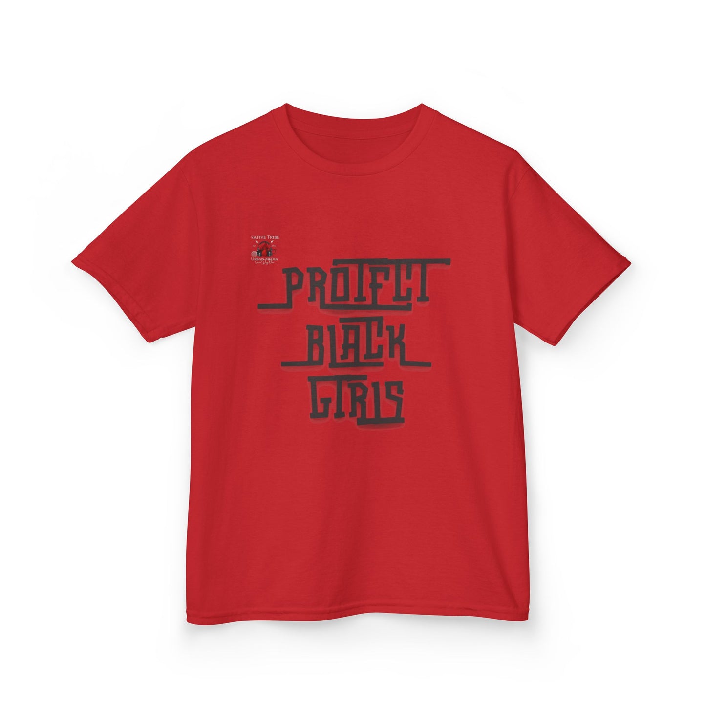 Protect Black Girls Kids Heavy Cotton Tee - Empowerment T-Shirt