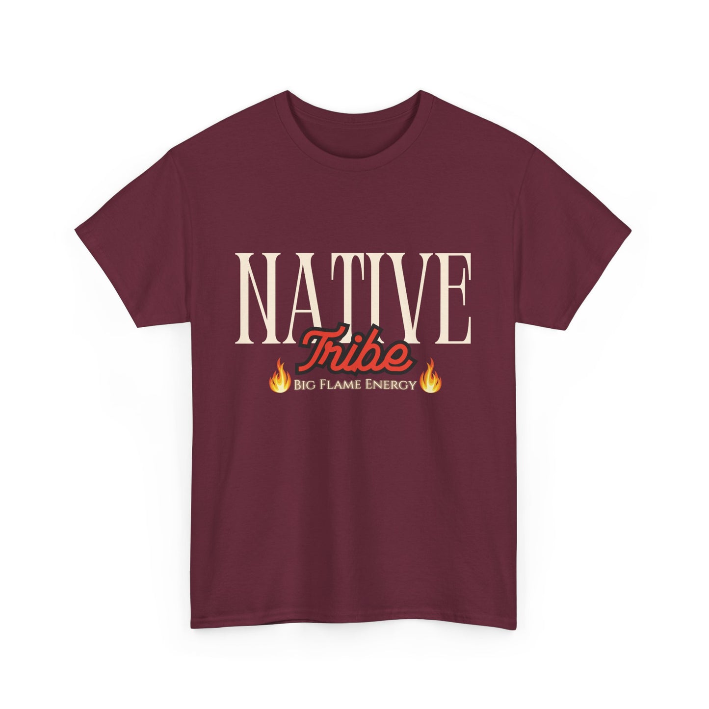 Native Tribe Unisex Heavy Cotton Tee - Retro Aesthetic T-Shirt for Cultural Pride