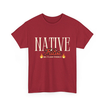 Native Tribe Unisex Heavy Cotton Tee - Retro Aesthetic T-Shirt for Cultural Pride
