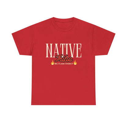 Native Tribe Unisex Heavy Cotton Tee - Retro Aesthetic T-Shirt for Cultural Pride